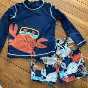 Toddler boy swim set